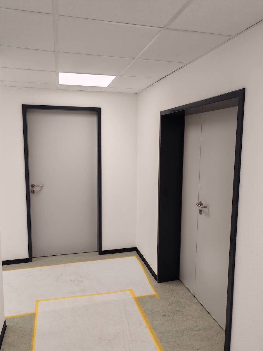 Glas-Steel-Look Innentür, Referenzprojekt
